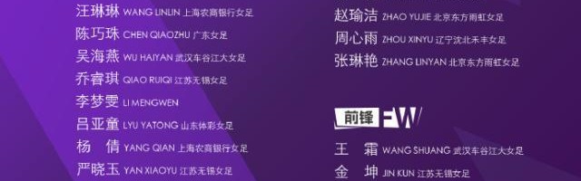 九游体育平台-中国女足新一期集训名单公布！邵子钦、肖亚飞入选